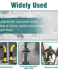 Three Eighths Inch By Three Inch Stainless Steel Wedge Anchors For Concrete And Stone Heavy Duty Expansion Bolts installation view