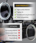 Comparison of high-quality aluminum 20 Pack M16 Oil Drain Plug Gasket Crush Washers for Subaru with lower quality alternatives.