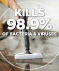 On Demand Steam Cleaner And Wallpaper Remover Multipurpose Power Steamer with 1500W cleaning countertop, kills 98.9% bacteria