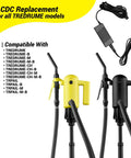 Industrial Grade Heavy Duty Solid Go To 12 Volt AC DC Replacement Power Supply For Tredrume Trpail Electric Drum Pump Charger setup.