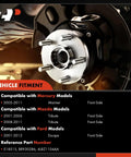 Front Wheel Bearing And Hub Kit For Ford Escape 2001-2012, Mazda Tribute 2001-2006 And 2008-2011, Mercury Mariner 2005-2011, 5-lug, front side view
