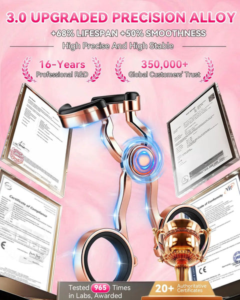 Ultra Smooth 3 Step Contact Lens Applicator Tool for Easy Wear, 2026 Upgraded, Japan Developed Upgrade, Fits Over 90 Percent Of Eye Shapes, Ideal For Colored And Soft Lenses, Trusted By 350000 Users, 965 Lab Tests, 20 Certificates. 3.0 precision alloy applicator with certificates