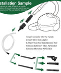 Vacuum Crevice Attachment Kit For Hard To Reach Spots, Micro Cleaning Tools Installation Guide with Universal Hose Compatibility