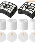 Replacement Vacuum Filters For Rotator Powered Lift-Away Rigs Deluxe XL And TruePet AZ1000 AZ1002 AZ1000W filter set with tool