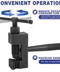 Heavy Duty Chain Breaker And Rivet Tool Set with long handle for easy operation, ideal for motorcycles, bikes, ATVs, and UTVs.