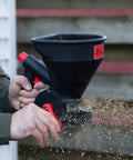 Five Pound All Season Handheld Spreader With Easy Fill Design For Seed Ice Melt And Fertilizer Perfect for Sidewalks Use