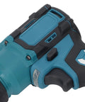 Powerful 18V Cordless Rivet Gun Kit With Bright Light And Auto Brushless Motor For Fast Heavy Duty Nailing Jobs On Wood Or Metal Surfaces Anywhere You Go, close-up handle