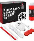 Hydraulic Brake Bleed Kit With 120ml Mineral Oil For Shimano Disc Brakes And MTB Bikes Includes Reusable Syringe And Bleed Funnel