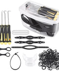 Save-A-Dive Kit For Scuba Gear Repair, All-In-One Dive Tool Bundle With 225 O-Rings, tools, mask strap, and storage box