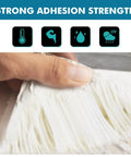 Close-up of Outdoor Waterproof TPO Butyl Tape 3.94 Inch by 16.4 Feet by 1.6 mm with hand showing adhesion strength.