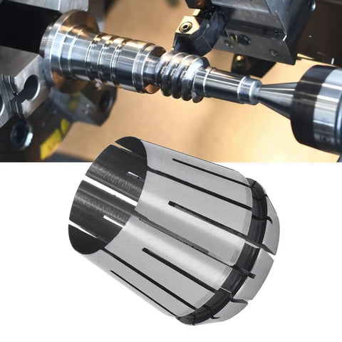 Spring Collet for CNC Engraving and Milling, 26mm Hole ER32 Clamp Chuck for Lathe and Machining Center in action close-up