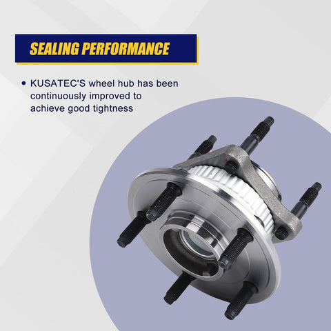 Image showing 512302 Rear Wheel Bearing And Hub Assembly For 2006-2010 Jeep Commander And 2005-2010 Grand Cherokee with 5 lug bolts.