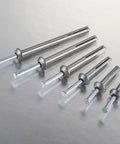 One Quarter Inch By Three Inch Hammer Drive Nail In Anchor Set For Concrete Cement And Brick Walls 50 Pack Zinc Alloy