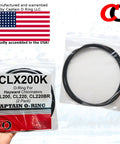 Replacement Viton O Ring For Hayward Pool Chlorinator Lids CL200 CL220 CL220BR CLX200K 2 Pack Chlorine Resistant FKM Seal For Durable Chem Feeder Lid. Black Viton O-ring in 2-pack packaging.