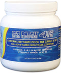 4 F.S. White Pool Tile Grout Repair Kit For Underwater Or Above Water Grout Quick Set Easy Mix Tile Restoration 3 Lb container
