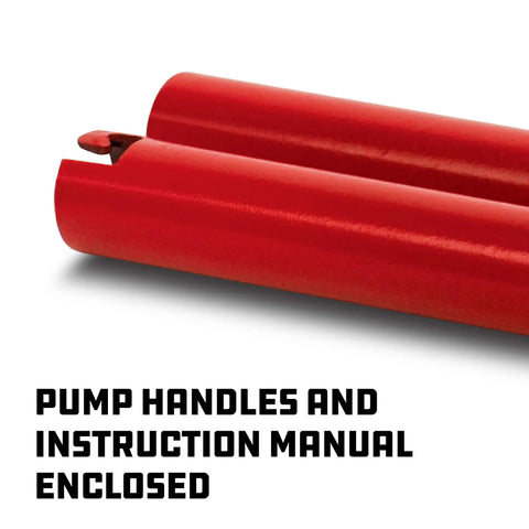 Heavy Duty 30 Ton Bottle Jack With Stable Base And 11 1/4 To 18 1/4 Inch Lifting Range For Cars And Trucks, red pump handles