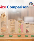 Kraft Paper Lunch Bags 500 Count Bulk, Brown Disposable Bags With SOS Bottom For Standing, Size Comparison with Bread and Treats