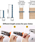 Different length screws for Vintage Oval Drop Swing Drawer Pulls in Antique Brass, Zinc Alloy Hardware installation.
