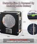 DIY Light Sensitive Shooting Target Kit For Soldering Practice with digital counter, 3.9x1.89in, black with Type-C port visible