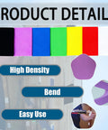 Ultimate Foam Wall Flattening Shim Kit For Straightening Out Them Wobbly Drywall Surfaces And Ceilings Durable Moisture Resistant Spacers with assorted colors and high density for easy use.