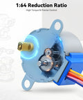 Inside view of 28BYJ-48 Stepper Motors With ULN2003 Driver Boards For Arduino And Raspberry Pi Dope 5V Microstep Kit