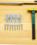 Heavy Duty Four Pack Wall Mount Gate Hinge For Wooden Barn Doors And Metal Patio Gates Silver Farm Fence Support Bracket with screws.