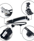 Exterior Chrome Front Left Driver Side Door Handle With Sensor And Smart Keyless Entry For Nissan Rogue 2010 2011 2012 2013 Replacement