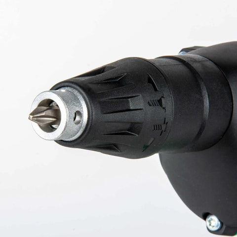 Close-up of Cordless 18V Drywall Screw Gun Tool Body Only Accepts 18V Or 36V Batteries No Battery MultiVolt Ready