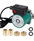 Heavy Duty 3 Speed Hot Water Circulation Pump For Households And Mansions Food Grade Stainless Steel Build quiet operation with fittings.