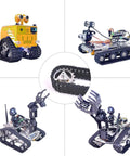Two Pcs Robot Tank Tracks 95cm Crawler Treads With Gear For DIY Robot Tank Build Durable Stainless Drive Wheel Engineering Plastic Tracks Reusable Chain Links TH Track Kit For Teens And Adults Idler Wheels Not Included in various robot builds