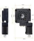 High Precision Electric Rotating Stage With 360 Degree Travel And 100 Millimeter Diameter Optical Platform Bearing Scale Motorized