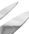Close-up of blade tips from Dual Stainless Steel Shaolin Double Dagger Set For Martial Arts Practice And Daily Training