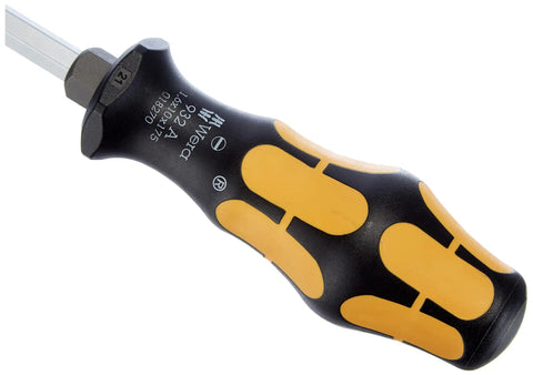 Kraftform Plus 932 A Slotted Screwdriver With 10mm Head And 7 Inch Blade Length, Multicolor Handle, Chisel Driver For Fastening And Loosening