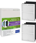 2 Pack Replacement Air Purifier Filters For AC-2119 And IAP-10 Series with packaging and filter set