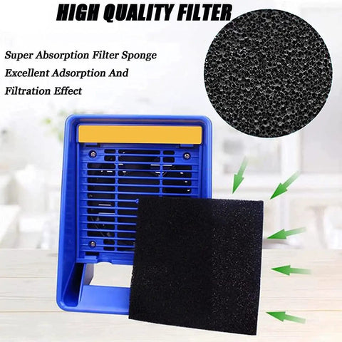Desktop Soldering Fume Extractor With Heavy Duty Carbon Filter And Hella Powerful Suction For Quick Workshop Smoke Ventilation and Flux Odor Control No Sweat Setup Ever with filter pad.