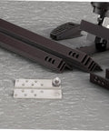 360 Degree Heavy Duty Stainless Steel Invisible Pivot Hinge for Secret Doors and Hidden Bookcases With Sleek Low Profile Design Concealed Rotation Hardware for Smooth Operation in Concealed Spaces by DOITOOL.
