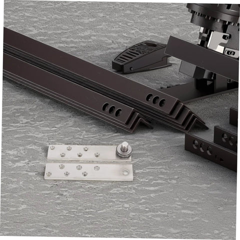 360 Degree Heavy Duty Stainless Steel Invisible Pivot Hinge for Secret Doors and Hidden Bookcases With Sleek Low Profile Design Concealed Rotation Hardware for Smooth Operation in Concealed Spaces by DOITOOL.
