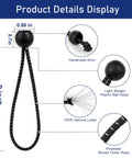 9 Inch Ball Bungee Cords Bundle Of 50 With Toggle Balls For Tarp Canopy Camping Shelter Cargo And Tent Poles UV Resistant Easy To Set Up Indoor Outdoor Use