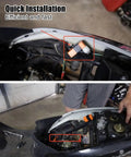Installation of All In One Ignition Coil, Spark Plug, And CDI Box Kit For Raptor 50 YFM50R YFM50 2004-2008 Replacement