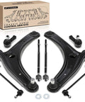 Front Steering Suspension Kit 8 Piece Beef Up Your Ride For Mitsubishi Outlander 2007-2017 And Lancer 2009-2013 includes control arms and tie rods