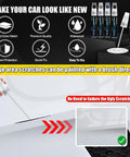 Mercedes Benz Black 040 9040 Touch Up Paint Color Matched For Mercedes Cars No Fuss 2 In 1 Scratch Repair Pen Quick Easy Car Scratch Remover Tool For C Class E Class S Class GLC GLE GLS EQE 2024 Models shown with features and paint application demo