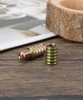 16 Pairs Carbon Steel Model Railway Alignment Dowels For 8 Millimeter Holes Baseboard Dowel Pins on wooden surface