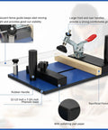 Rail Coping Sled For Router Table With R1/8 Inch R3/16 Inch R5/16 Inch Roundover Bits, adjustable woodworking sled, phenolic base