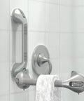 17 Inch Suction Grab Bar Set With Indicators No Drill Easy Install Two Pack For Shower Bathtub And Toilet Balance Boost Steady Handle