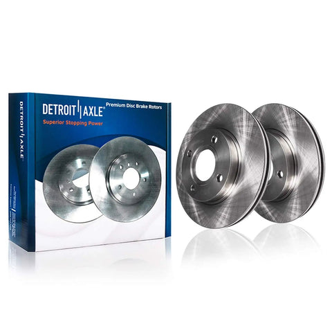 4 Lug Front Brake Kit For Honda Fit 2009 2010 2011 2012 2013 2014 Includes 10.32 Inch Rotors And Ceramic Brake Pads With Hardware