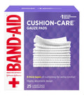 Absorbent Cushion Care Sterile Square Gauze Pads For First Aid Non Adhesive Wound Dressing 4 By 4 Inches Large 25 Count
