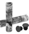 Grippy Flangeless Handlebar Grips For Flat Straight Bars And Scooters With 140 mm Non Slip Grip That Feels Like TPR And Absorbs Shocks
