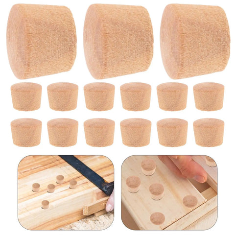 Wooden Furniture Plugs Set 50 Pack Round Hole Plugs For Tables Chairs Cabinets And Drawer Holes Easy Install And Replace Rustic Button Style