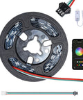 1 Meter WS2812B RGB LED Strip Light Bundle With USB Controller And Extension Cable For Bambu Lab X1 P1P P2S H2D 3D Printers Plug And Play DIY Lamp With 60 LEDs And MakerWorld Enclosures For Custom Lighting