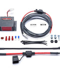 Fusemaster J Case Fuse System For Tow Trips With An Easy Flip Switch components and cables for safe towing and driving.